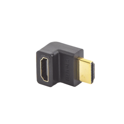 Adaptador HDMI de 90 Grados Macho a Hembra / Hacia Arriba / HDMI 2.0 4K@60Hz / Proporciona Flexibilidad Sin Doblar los Cab...