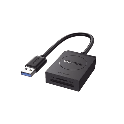 Lector de tarjetas USB-A 3.0 a MicroSD (TF) / SD | 5Gbps | Soporta hasta 2TB | Soporta Windows/Mac OS/Linux/Android | Lectura