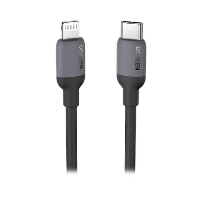 Cable USB-C a Lightning / Certificado MFi / 1 Metro / Adecuado para iPhone, iPad, iPod / Carga Rápida PD 20W /  Sincroniza...