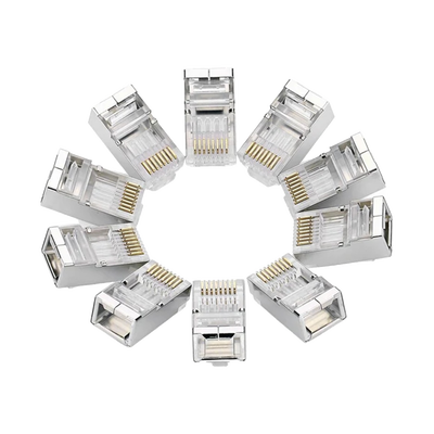 CONECTOR CAT6 BLINDADO BOLSA CON 10 UNIDADES - UGREEN