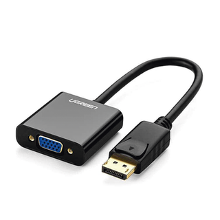 Convertidor DP Macho a VGA Hembra (Negro). - UGREEN