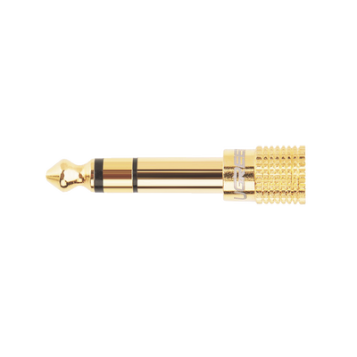 Adaptador (Convertidor) de Audio 3.5mm Hembra a 6.5mm Macho / Plug & Play / Superficie de Rosca Antideslizante / Calidad d...