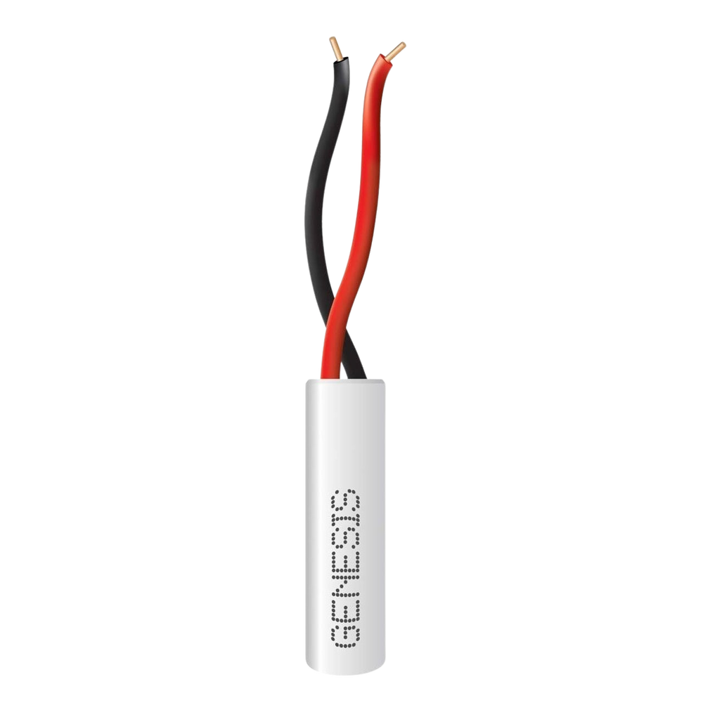 Cable de Alarma / 2 Conductores / 22 AWG / 305 m (1000 ft) / CL3R FPLR / Riser FT4 / Blanco | SIERRA STORE