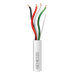Bobina de 152 Metros (500 Pies) / Cable de Cobre / 4 x 18 AWG / Riser / Color Blanco / Para Aplicaciones de Alarmas de Int...