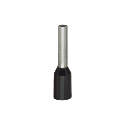 Terminal Crimpable / Hembra 1.5 mm² (AWG 16) / Camisa Plástica / Cincado Galvanizado / Negro - WAGO