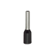 Terminal de Crimpado / Hembra 1.5 mm² AWG 16 / Camisa Plástica / Estanco al Gas / Negro / Cobre Electrolítico / Zincado Ga...