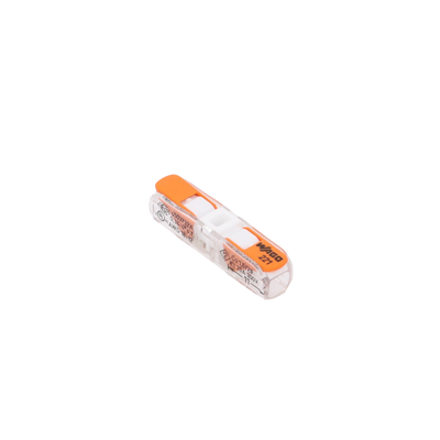 Conector de Instalación en Línea / CAGE CLAMP® con Palancas / 2 Polos / 4 mm² Máx. (12 AWG) / Transparente / 600V UL / 32A...