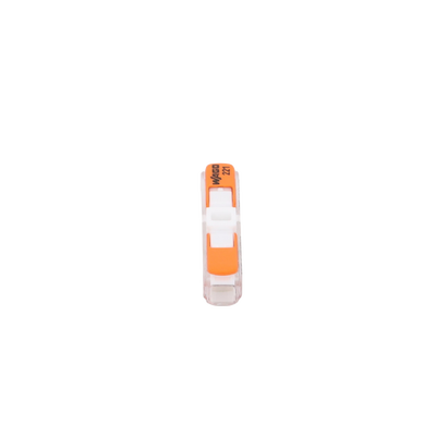 Conector de Instalación en Línea / CAGE CLAMP® con Palancas / 2 Polos / 4 mm² Máx. (12 AWG) / Transparente / 600V UL / 32A...