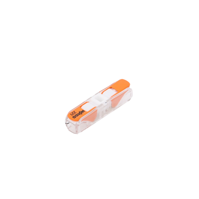 Conector de Instalación en Línea / CAGE CLAMP® con Palancas / 2 Polos / 4 mm² Máx. (12 AWG) / Transparente / 600V UL / 32A...