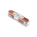 Conector de Instalación en Línea / CAGE CLAMP® con Palancas / 2 Polos / 4 mm² Máx. (12 AWG) / Transparente / 600V UL / 32A...