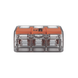 Borna de Conexión con Palancas / 3 Conductores / CAGE CLAMP® / 6 mm² (10 AWG) Máximo / 32A 450V / Transparente / Palancas ...