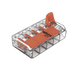 Conector Eléctrico / Borna de Conexión con Palancas / 5 Puntos / 6 mm² Máximo / 30A 450V / Transparente / CAGE CLAMP® / UL...