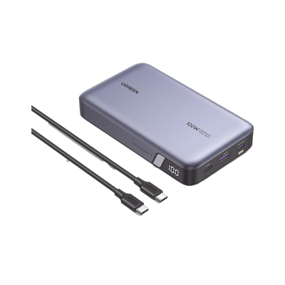 Power Bank de 20000mAh | 3 Salidas 100W Max. | USB-A + 2 USB-C | PD 3.0 | QC3.0 | FCP | SCP | Pantalla Inteligente | Carca...
