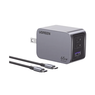 Cargador de 65W serie Nexode Pro | 3 Puertos de Carga Rápida | 2 USB-C | 1 USB-A | Tecnología GaNInfinity | PD3.1 de 65W /...