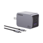 Cargador de 65W serie Nexode Pro | 3 Puertos de Carga Rápida | 2 USB-C | 1 US...