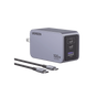 Cargador de 100W serie Nexode Pro | 3 Puertos de Carga Rápida | 2 USB-C | 1 U...