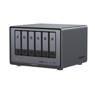 NASync DXP6800 Pro | SO UGOS Pro | Intel® i5 1235u 10-Core™ | 6-Bahias (SATA) Hasta 144TB | 2* M.2 SSD Hasta 16TB | 8GB DD...