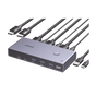 Conmutador KVM DisplayPort 8K | DP 1.4 | 2 Entradas 1 Salida | 4 Puertos USB ...
