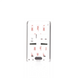 Interruptor de pánico (hold-up) / Lazo V-Plex de 2 hilos / Identificación de punto / Enganche o momentáneo / Bajo mostrador | SIERRA STORE