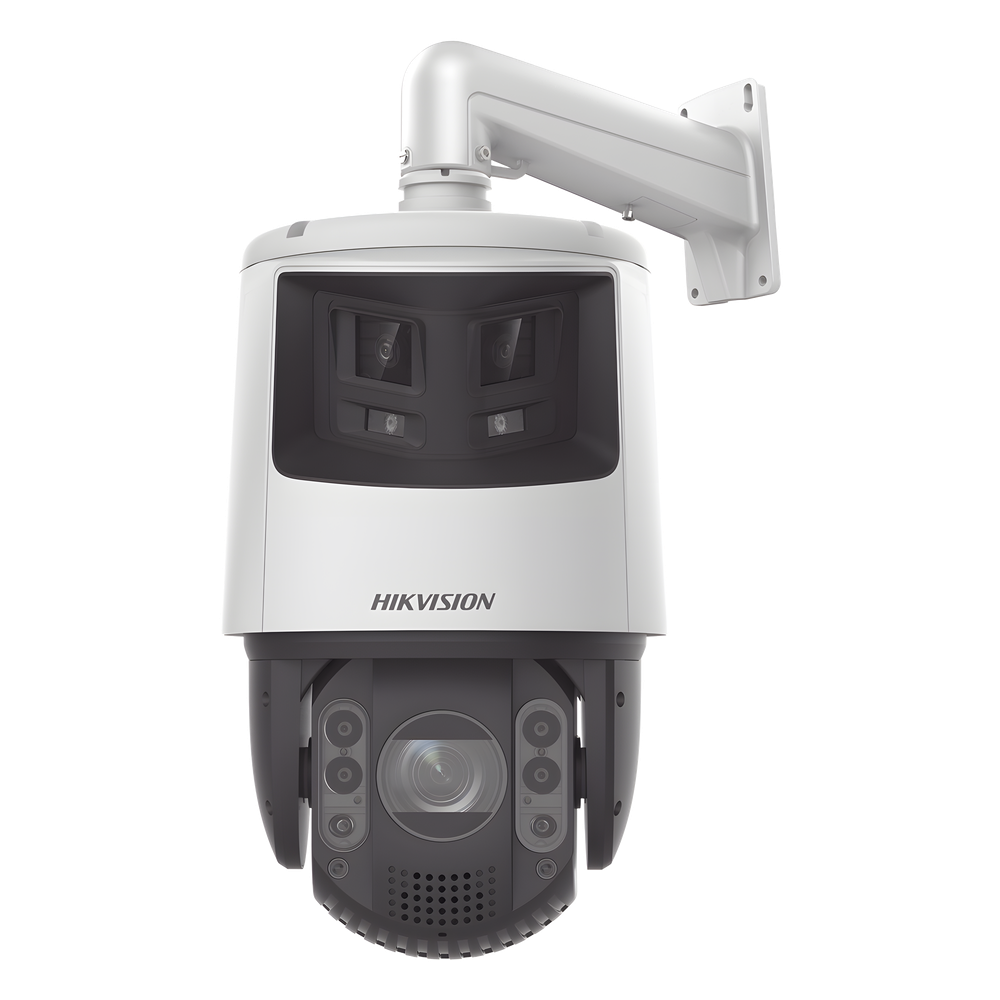 HIKVISION - DS-2SE7C432MWG-EB/26(F0) - [TandemVu] PTZ IP 4 Megapíxel con Cámara Panorámica 6 Megapíxel / 32X Zoom / 200 mts IR / 30 mts Luz Blanca / ACUSENSE / IP66 / Alerta