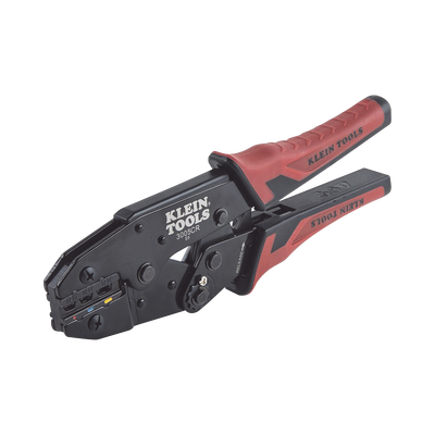 Pinza Ponchadora para Terminales con Aislamiento en Cable de Cobre Sólido y Trenzado de 10-22 AWG. - KLEIN TOOLS