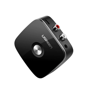Receptor de Audio Bluetooth 5.0 a RCA o Auxiliar 3.5mm / Tecnología EDR / Reconexión Automática / Hasta 10 m / Ideal para ...