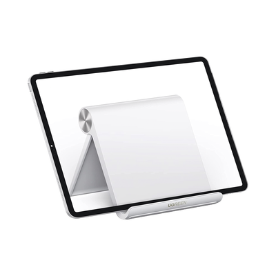 Soporte de Escritorio para Tablet /  Ajustable de 0° a 100° / Goma Antiarañazos / Antideslizante / Amplia Compatibilidad c...