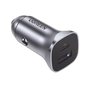 Cargador de Auto 24W | Puerto USB-A y USB-C | Carga Rápida | Compatible con V...