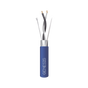 Bobina de 305 Metros (1000 Pies) / Cable 2 x 22 AWG / Color Azul / Blindado /...
