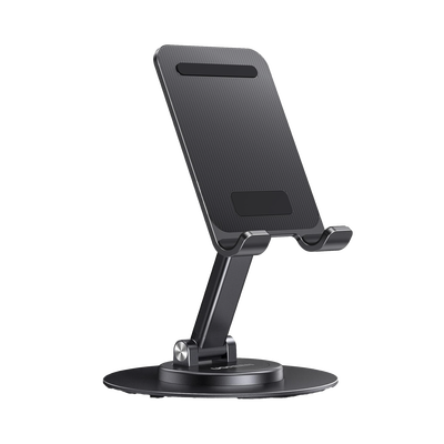 Soporte para Teléfono Celular Giratorio | 360° de Rotación | Angulo Ajustable | Altura Ajustable 17-20cm  | Antideslizante...