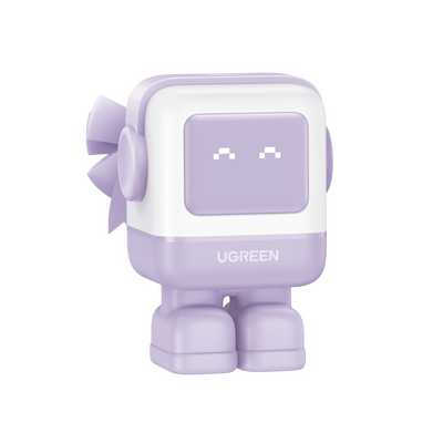 Cargador RobotGaN de 65W Serie UNO | 3 Puertos de Carga Rápida | 2 USB-C | 1 USB-A | PD 3.0 | QC 4.0 | Carga Inteligente |...