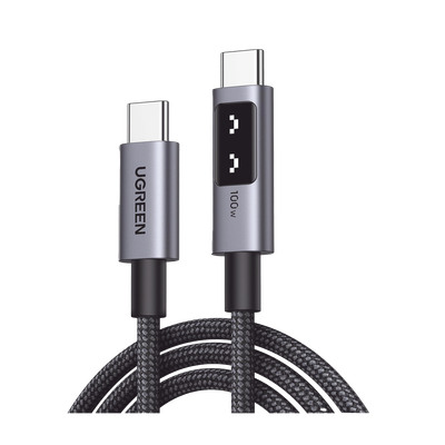 Cable USB-C a USB-C | 1 Metro | Carga Rápida de hasta 100W | Transferencia de datos 480 Mbps | PD3.0 | QC4.0/3.0/2.0 | FPC...