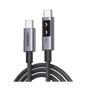 Cable USB-C a USB-C | 1 Metro | Carga Rápida de hasta 100W | Transferencia de...