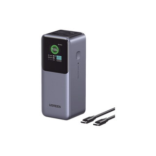 Power Bank de 20000mAh | 3 Salidas 130W Max. | USB-A + 2 USB-C | PD 3.0 | QC3.0 | FCP | SCP | Pantalla Inteligente | Carca...