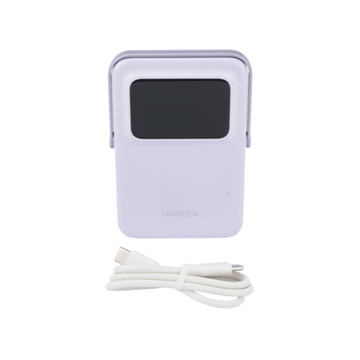 Power Bank Inalambrico | 5000mAh | 7.5W  |  Con Emojis de Estado | Carga Rápida USB-C Bidireccional  | Pantalla TFT  Intel...