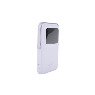 Power Bank Inalambrico | 5000mAh | 7.5W  |  Con Emojis de Estado | Carga Rápida USB-C Bidireccional  | Pantalla TFT  Intel...