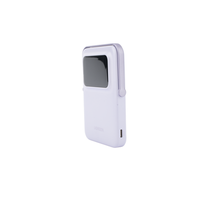 Power Bank Inalambrico | 5000mAh | 7.5W  |  Con Emojis de Estado | Carga Rápida USB-C Bidireccional  | Pantalla TFT  Intel...