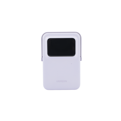 Power Bank Inalambrico | 5000mAh | 7.5W  |  Con Emojis de Estado | Carga Rápida USB-C Bidireccional  | Pantalla TFT  Intel...