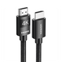 Cable HDMI 2.0 de Nylon Trenzado | 2 Metros (6.56 Pies) | 4K@60Hz | ARC | Dol...