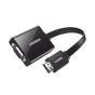 Adaptador HDMI a VGA / Resolución 1080P / Audio 3.5mm / Con Puerto Micro USB ...