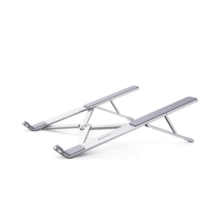 Soporte Portátil de Aluminio para Laptop / Amplia Compatibilidad de 11-17.3" / Ajuste de Altura 46.5 mm-136.5 mm / Capacid...