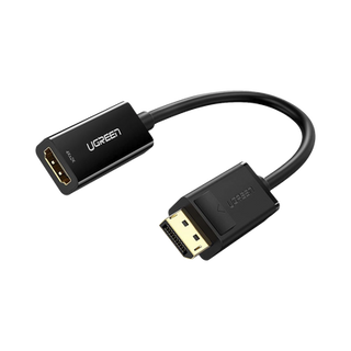 Convertidor DisplayPort a HDMI 4K| 3D | HDR | Blindaje Interno | Botón Liberador | Carcasa de ABS | Plug & Play | CE, FCC,...