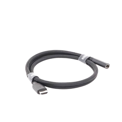 Cable de Extensión HDMI 8K | 1 Metro (3.28 Pies) | Macho a Hembra | HDMI 2.1 | 8K@60Hz | Núcleo de Cobre Puro 28AWG | Sopo...