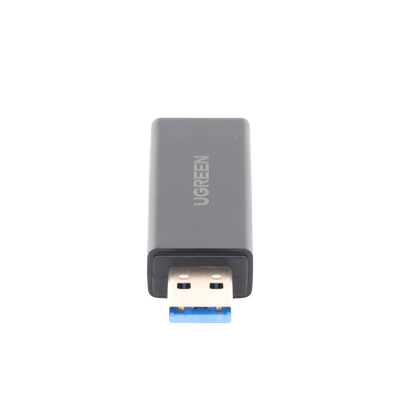 Lector de tarjetas SD portátil USB 3.0 de doble ranura / adaptador de tarjeta de memoria flash concentrador para TF SD Mic...