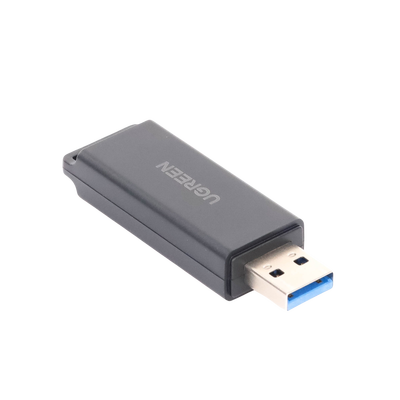 Lector de tarjetas SD portátil USB 3.0 de doble ranura / adaptador de tarjeta de memoria flash concentrador para TF SD Mic...