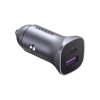Cargador de Auto 30W | 2 Puertos USB-A y USB-C | Carga Rápida | Compatible con Vehículos de 12 y 24 VCD | PD3.0, QC4.0, SC...