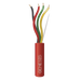 Cable de Alambre para Detección de Incendio / 2 Pares / 16 AWG / 305 m (1000 ft) / Rojo / Riser FPLR CL3R / FT4 / Resistente a UV | SIERRA STORE