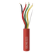 Cable de Alambre para Detección de Incendio / 2 Pares / 16 AWG / 305 m (1000 ft) / Rojo / Riser FPLR CL3R / FT4 / Resistente a UV | SIERRA STORE