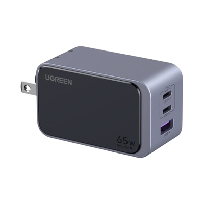 Cargador de 65W serie Nexode S | 3 Puertos de Carga Rápida | 2 USB-C | 1 USB-A | Tecnología GaN II | PD3.0 | QC4.0 | FCP/S...