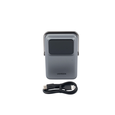Power Bank Serie UNO Inalambrico | 10000mAh | 7.5W/20W  |  Con Emojis de Estado | Carga Rápida USB-C Bidireccional  | Pant...